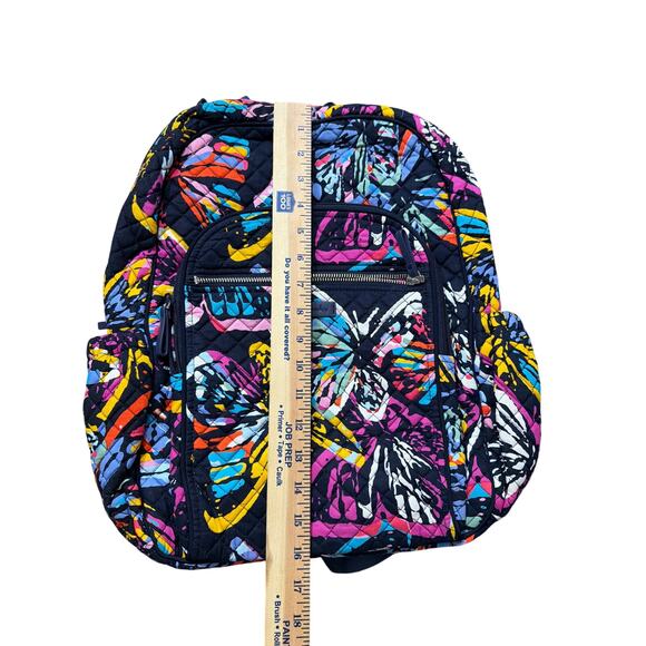 Vera Bradley Butterfly Flutter Campus XL Backpack Laptop Compartment Back Pack - Picture 8 of 8